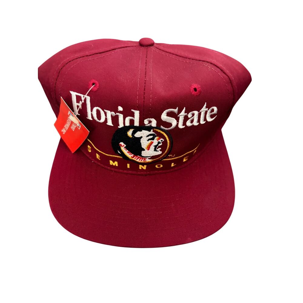 Vintage Florida State Seminoles Twins Enterprise Snapback Hat-NWT